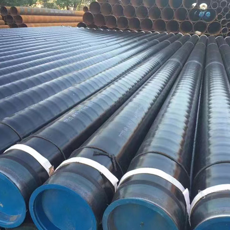 Stacking principle of spiral steel pipe