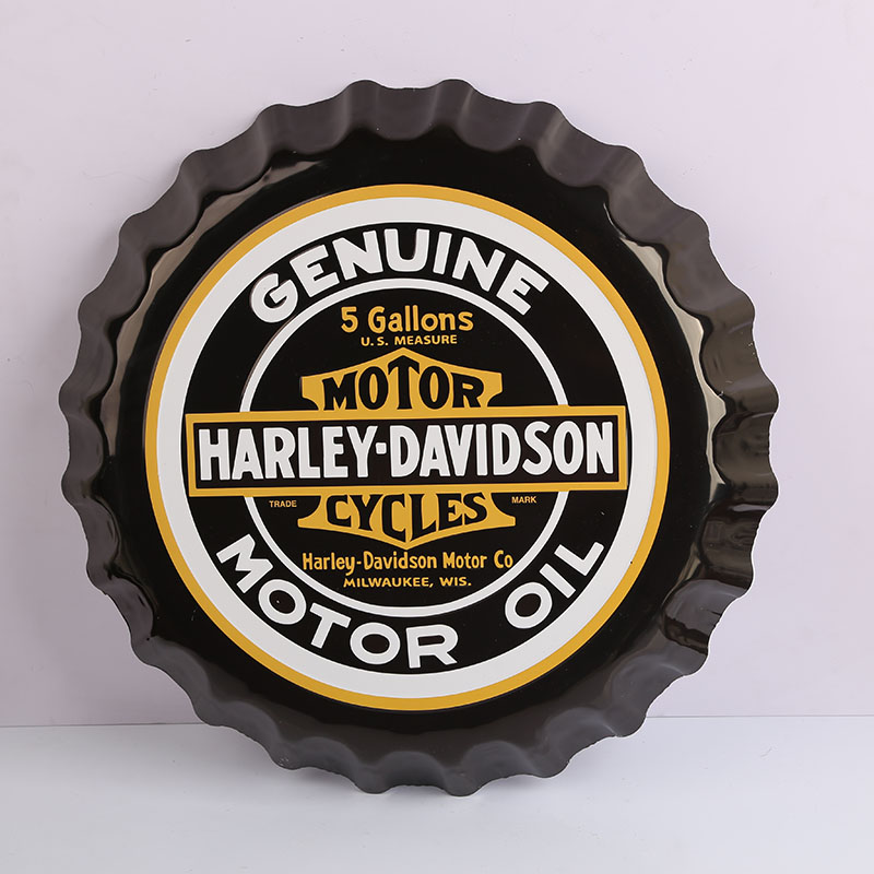 Features of Souvenir Beer Cap Tin Sign